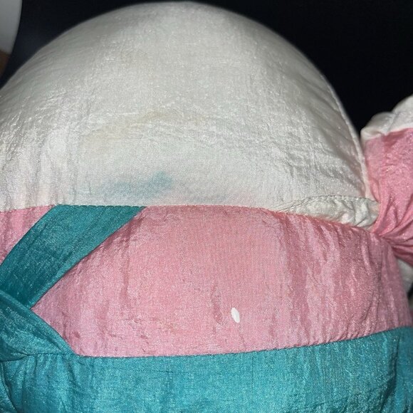 Department 56 Humpty Dumpty Egg Plush Parachute Stuffed STAINED & Paint Vintage - Picture 2 of 16